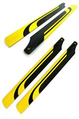 GL1193-2 325mm Carbon Fiber Blades(w/yellow stripe)